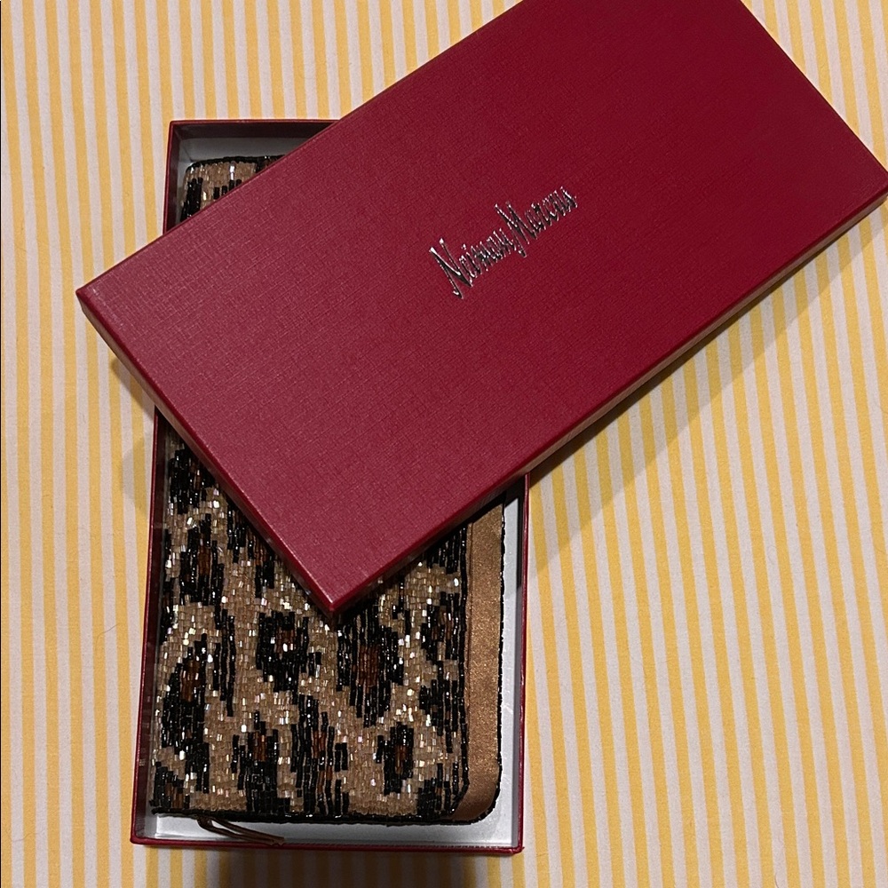 Neiman Marcus Leopard Print Clutch